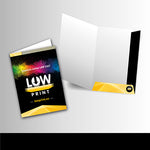 Carpeta A5 con solapa Glasofonado mate - Acabado LowPrint