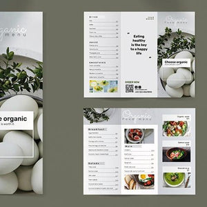 Diseño Tríptico personalizado - Tríptico restaurante LowPrint